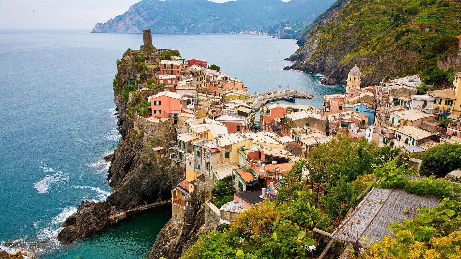 Le Cinque Terre in Liguria, durante una vacanza di relax