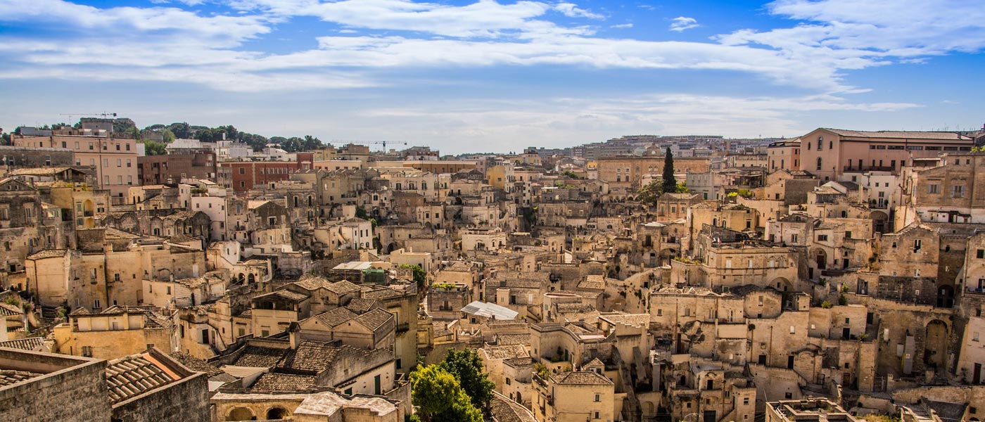 La città di Matera in Basilicata